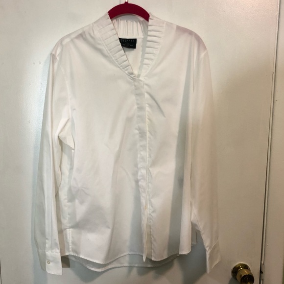 Foxcroft Tops - Fox Croft Wrinkle Free Shaped Fit Button Down